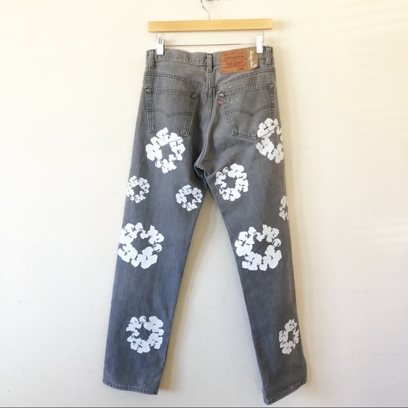 Levi's x Denim Tears Cotton Wreath Jeans sz 30 - Picture 8 of 13